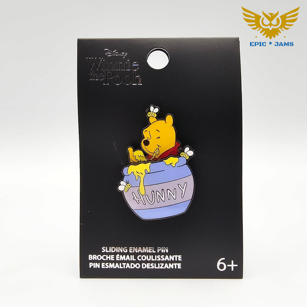 Loungefly Disney Winnie The Pooh Hunny Sliding Enamel Pin